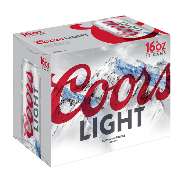 COORS LIGHT (12PK 16OZ CAN)