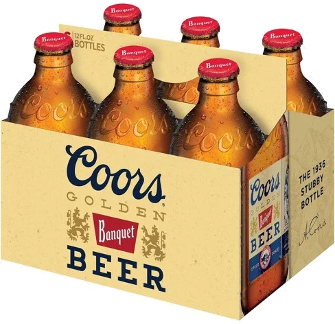 COORS BANQUET (6PK 12OZ BTL)