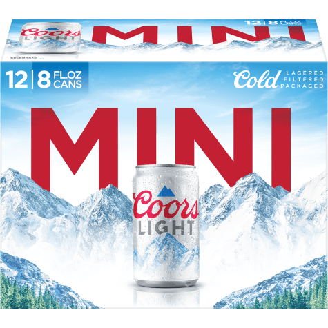COORS LIGHT (12PK 8OZ CAN)